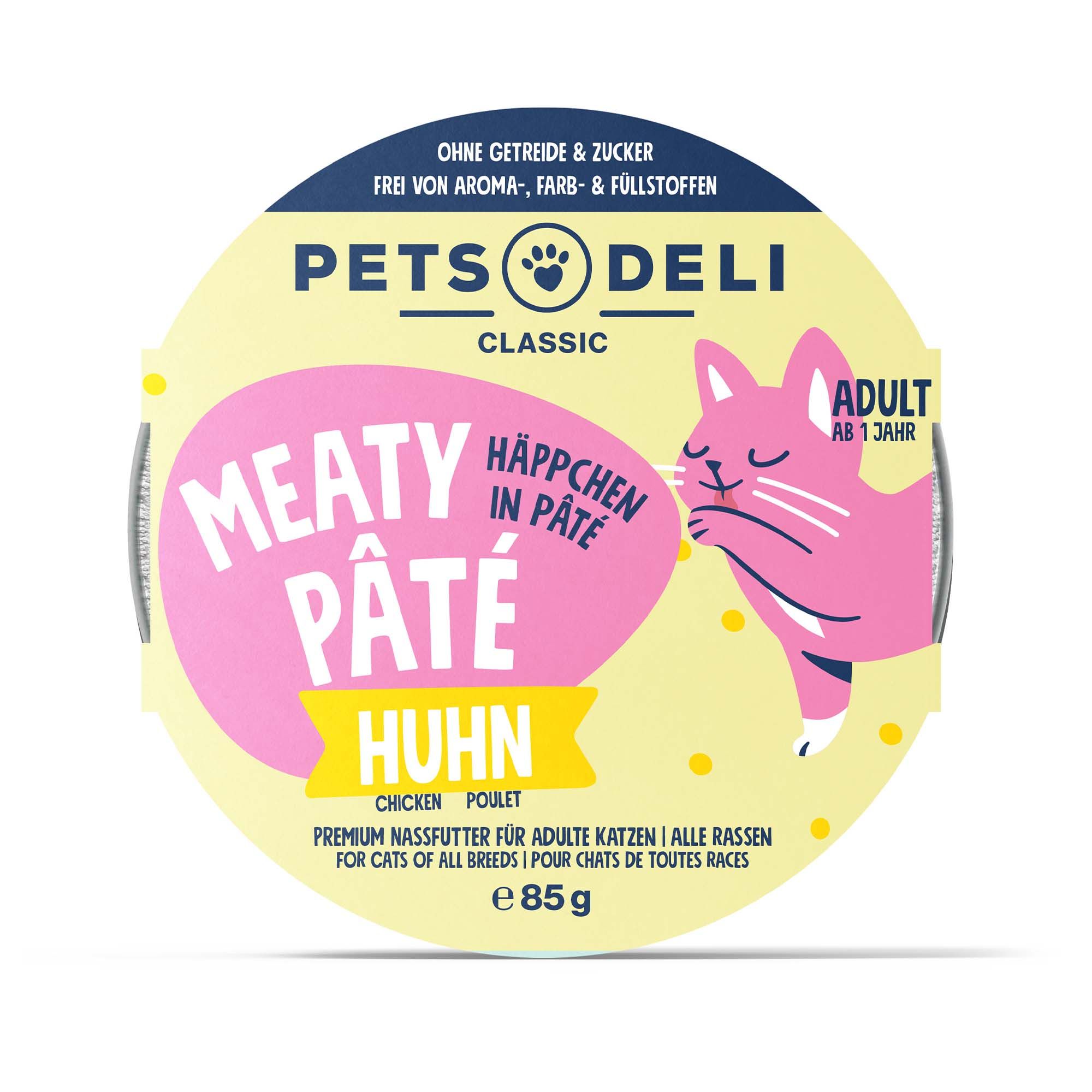 Meaty Pâté Huhn für Katzen