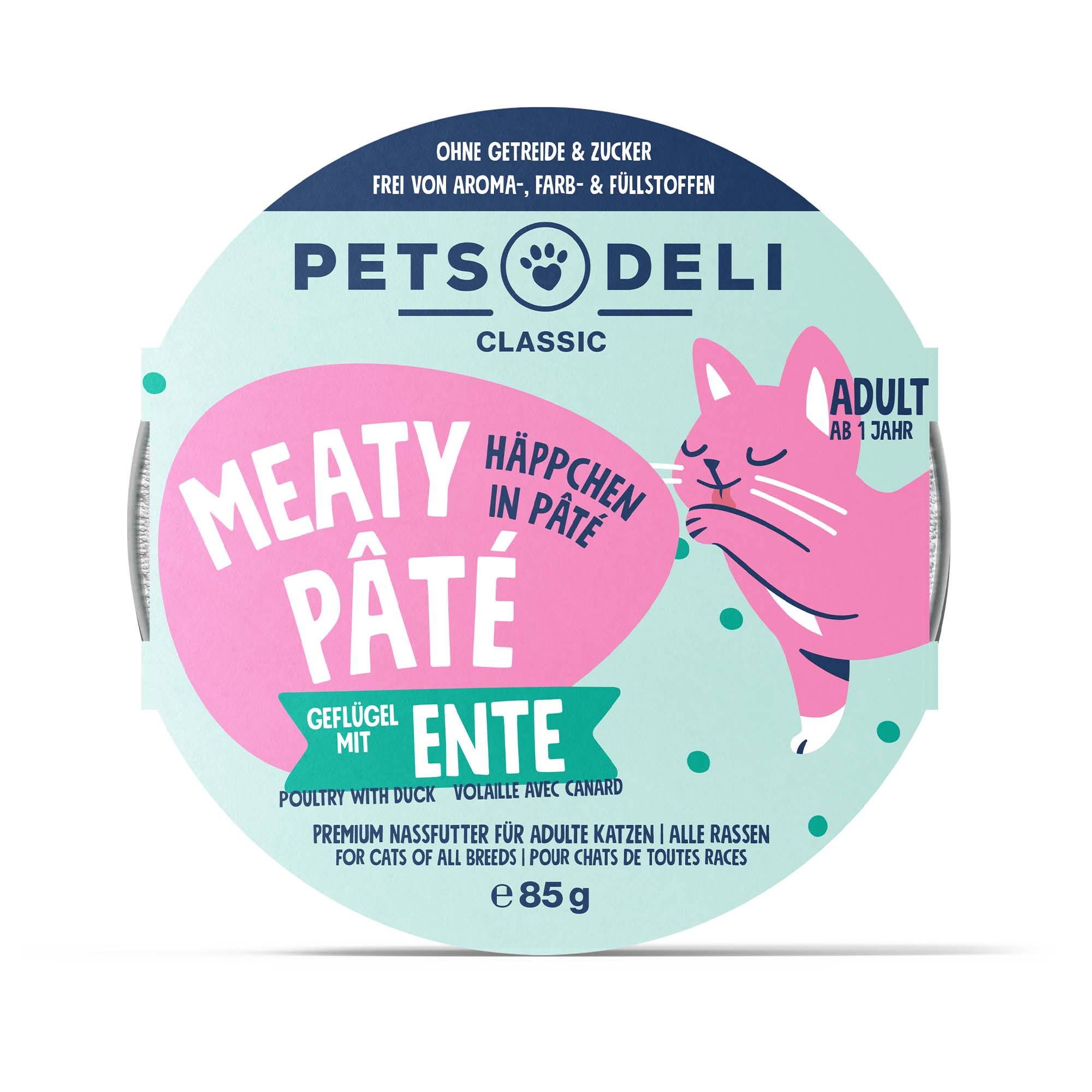Meaty Pâté Ente für Katzen