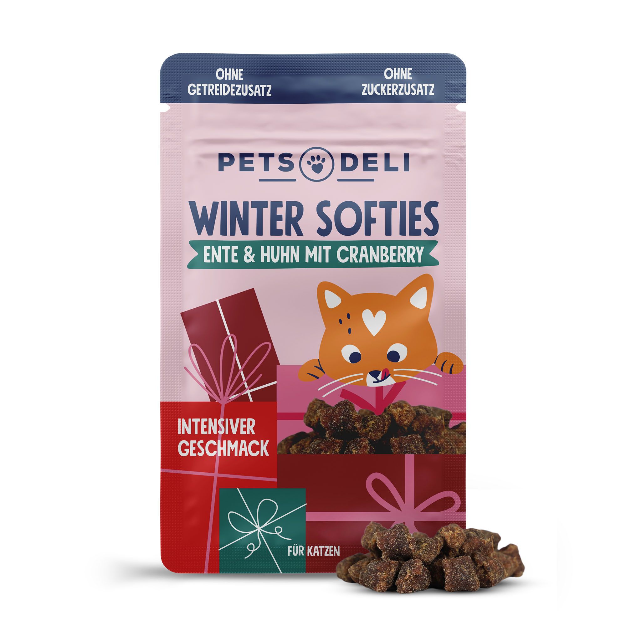 Limited Winter Enten Softies mit Cranberry & Rosmarin für Katzen